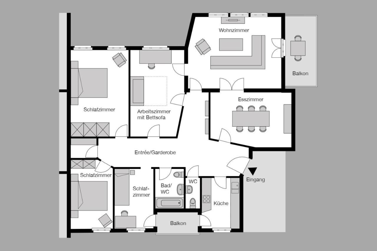 City Stay Furnished Apartments - Faesenstaubstrasse Schaffhausen Exterior photo